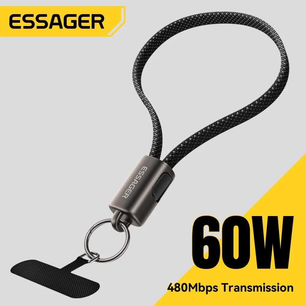 כבל רצועה לטעינה מהירה 60W מ-USB-C ל-Lightning
