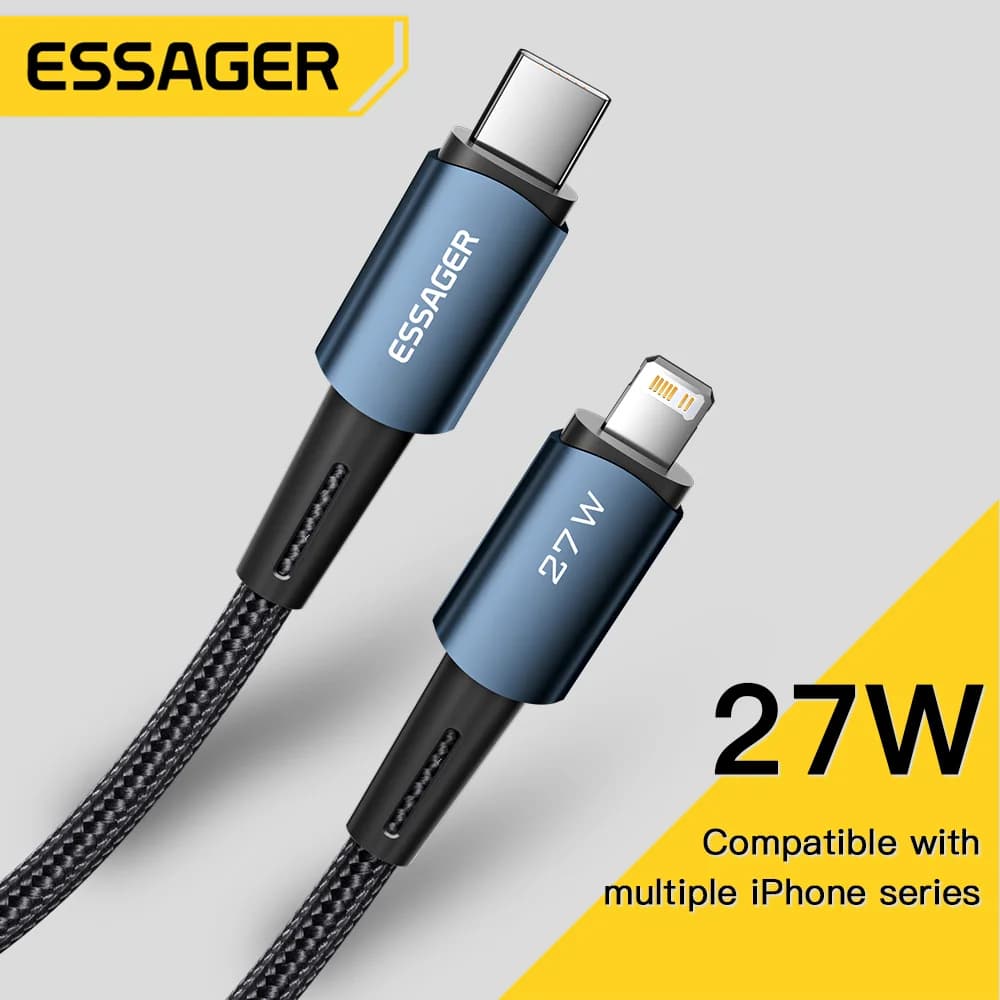 כבל טעינה מהירה 20W USB-C ל-Lightning