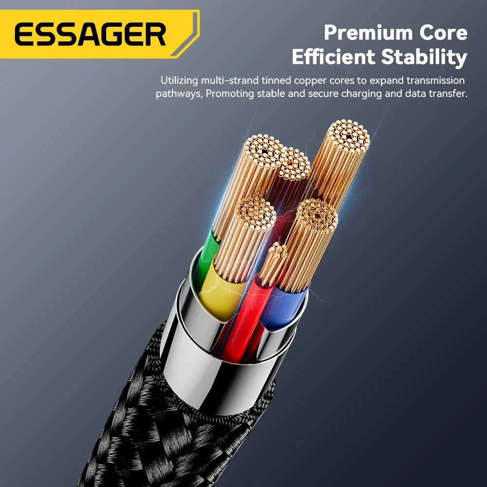 כבל נתונים Micro USB לטעינה מהירה 2A 3m