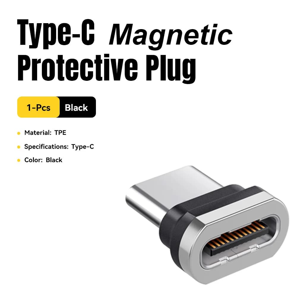 פקק אבק USB-C עם תמיכה בהעברת נתונים OTG