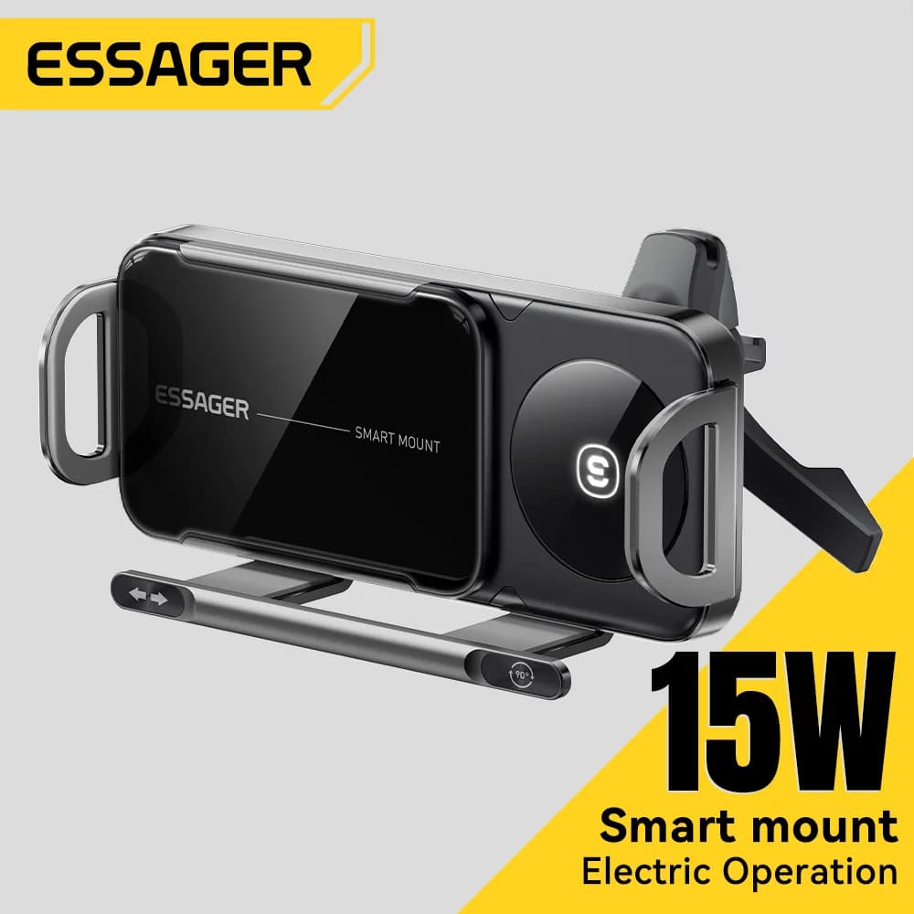 מטען רכב אלחוטי מתקפל 15W לטלפונים מתקפלים