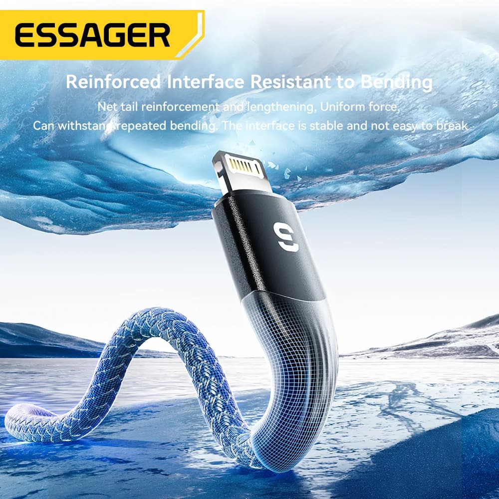 כבל טעינה מהירה PD מ-USB-C ל-Lightning