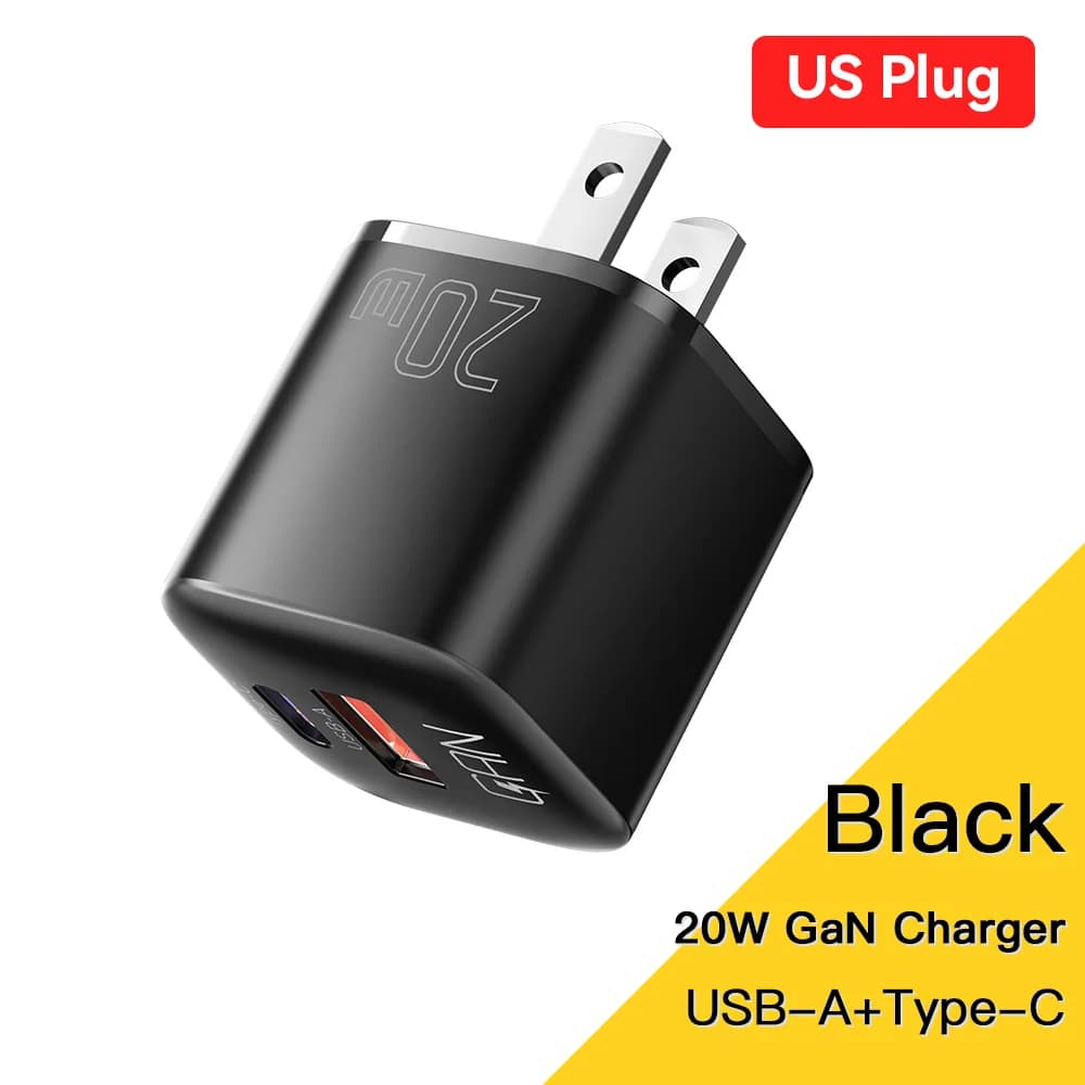 מטען מהיר GaN 20W USB-C PD