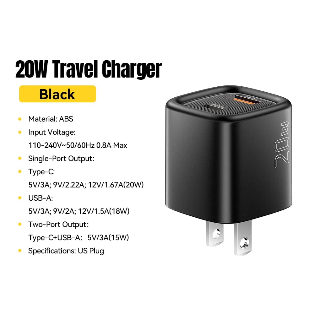 מטען מהיר USB-C PD 20W