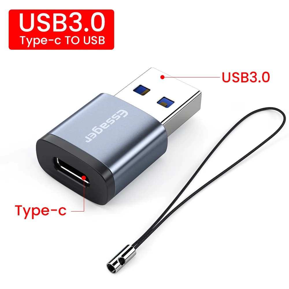 מתאם OTG מ-USB Type-C לנשית USB 3.0