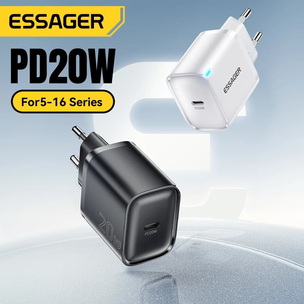 מטען קיר מיני USB-C PD 20W