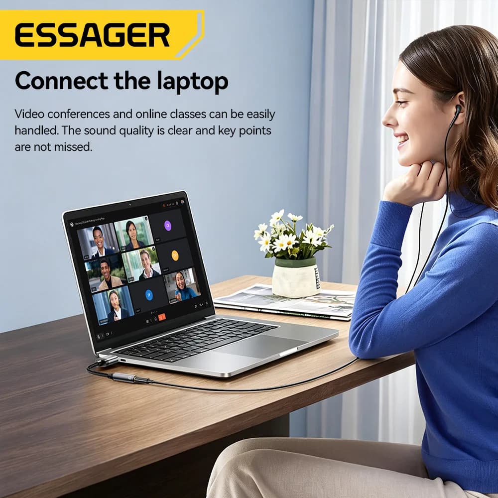 מתאם USB ל-3.5mm כרטיס קול חיצוני