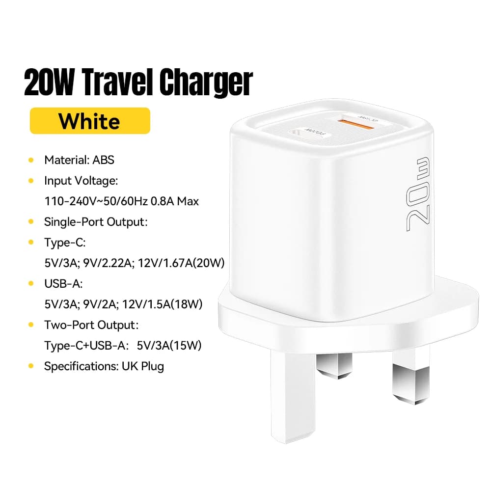 מטען מהיר USB-C PD 20W