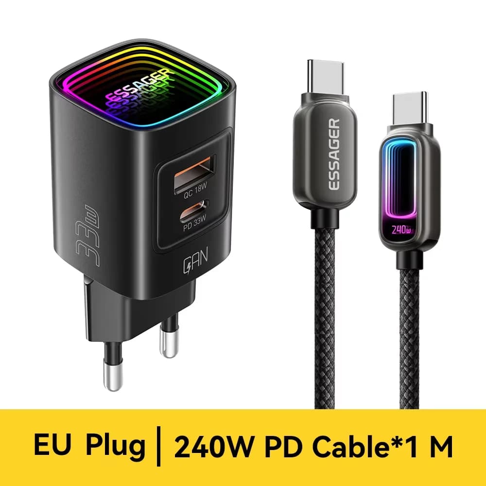מטען נייד GaN USB-C PD 33W